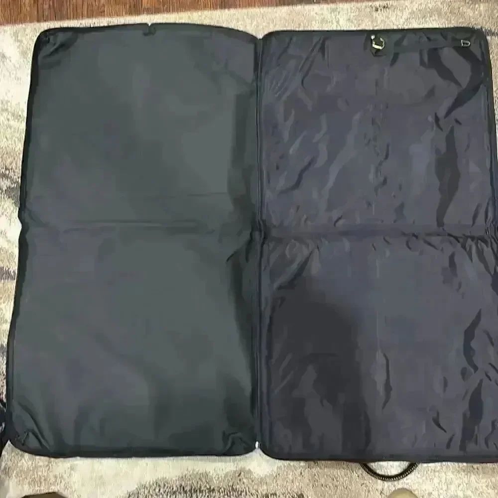 MULHOLLAND Brothers Genuine Bullhide Garment Bag Handmade in America - Picture 4 of 5